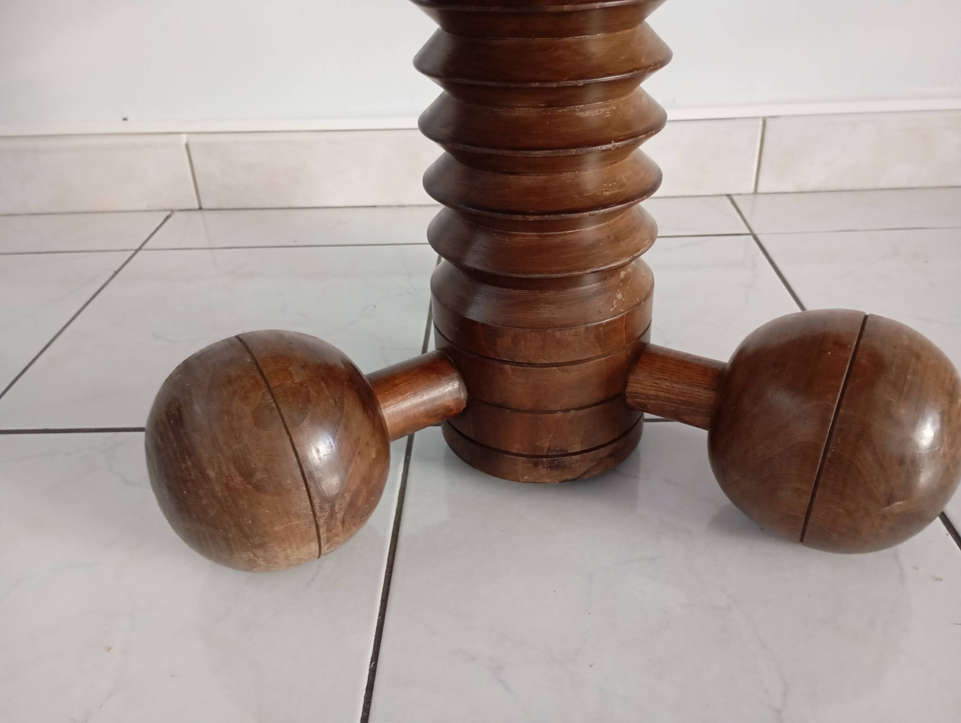 Charles Dudouyt style Pedestal Table