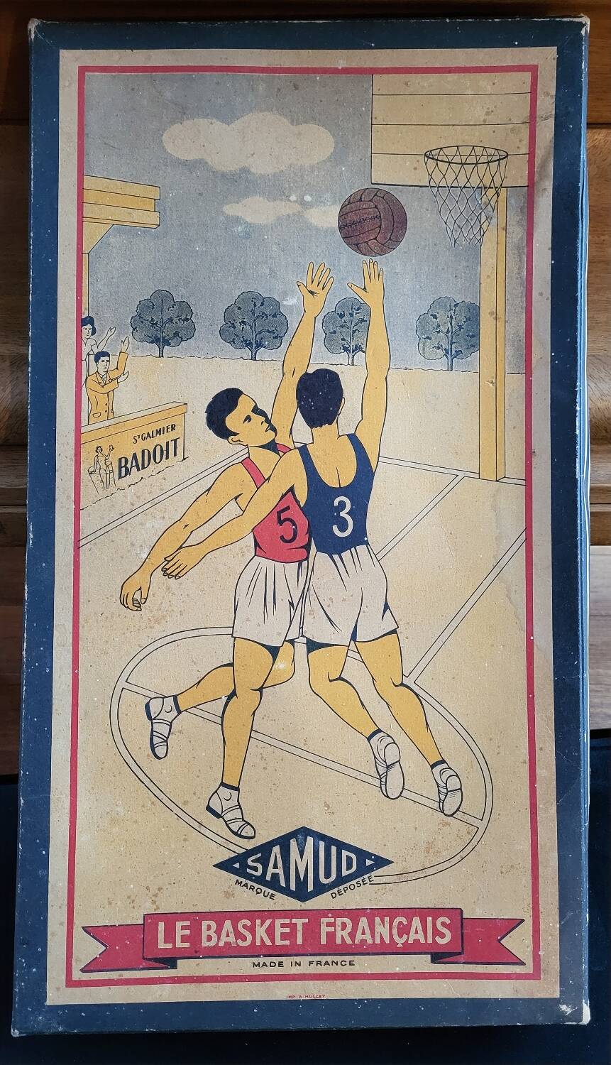 French Basket, Art Deco retro, made in France