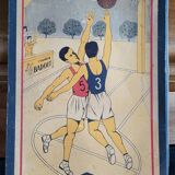 French Basket, Art Deco retro, made in France