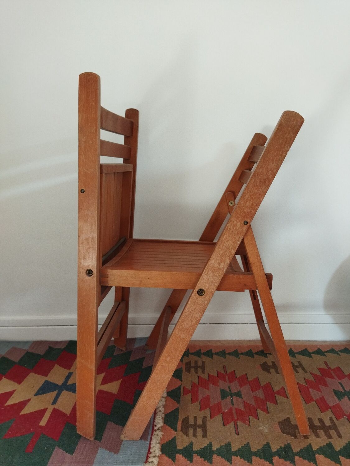 Chaises pliantes vintage