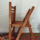 Chaises pliantes vintage