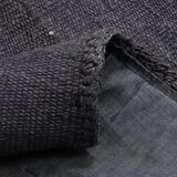 Patchy handmade hemp rug, 164x204cm