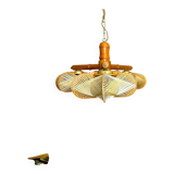 Rustic wooden chandelier