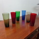 Multicolored vintage glasses