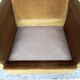 Vintage yellow velvet armchairs