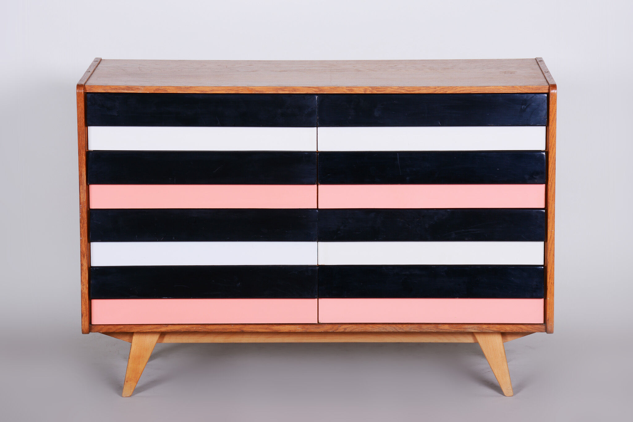 Dresser designed by Jiří Jiroutek for Interiér Praha in 1950s Czechia