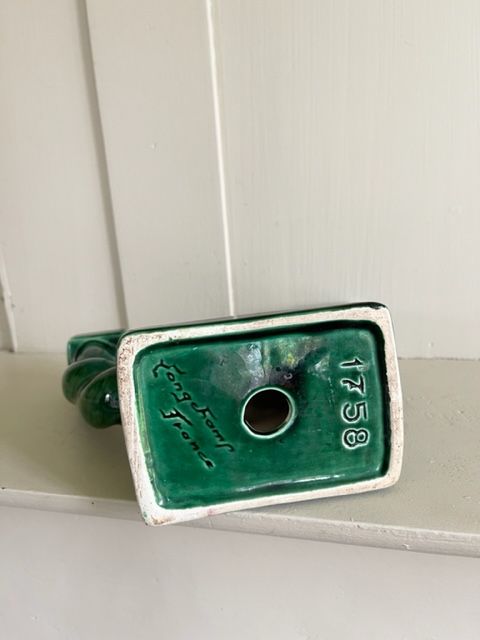 Double ceramic candle holder Longchamp France