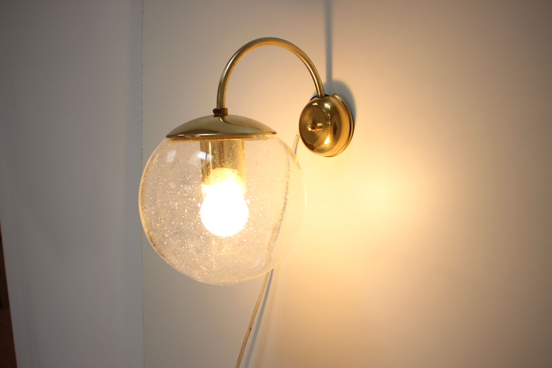 Mid-century wall lamp/ Kamenický Šenov, 1970's.