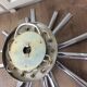 Suspension in chromed metal