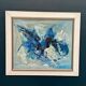 Original Mid Century Swedish Oil On Canvas – “Strummer” By Bo Westberg – Vintage & Framed 70 × 60 Cm