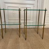 Pair of neo classic side tables, 1970s