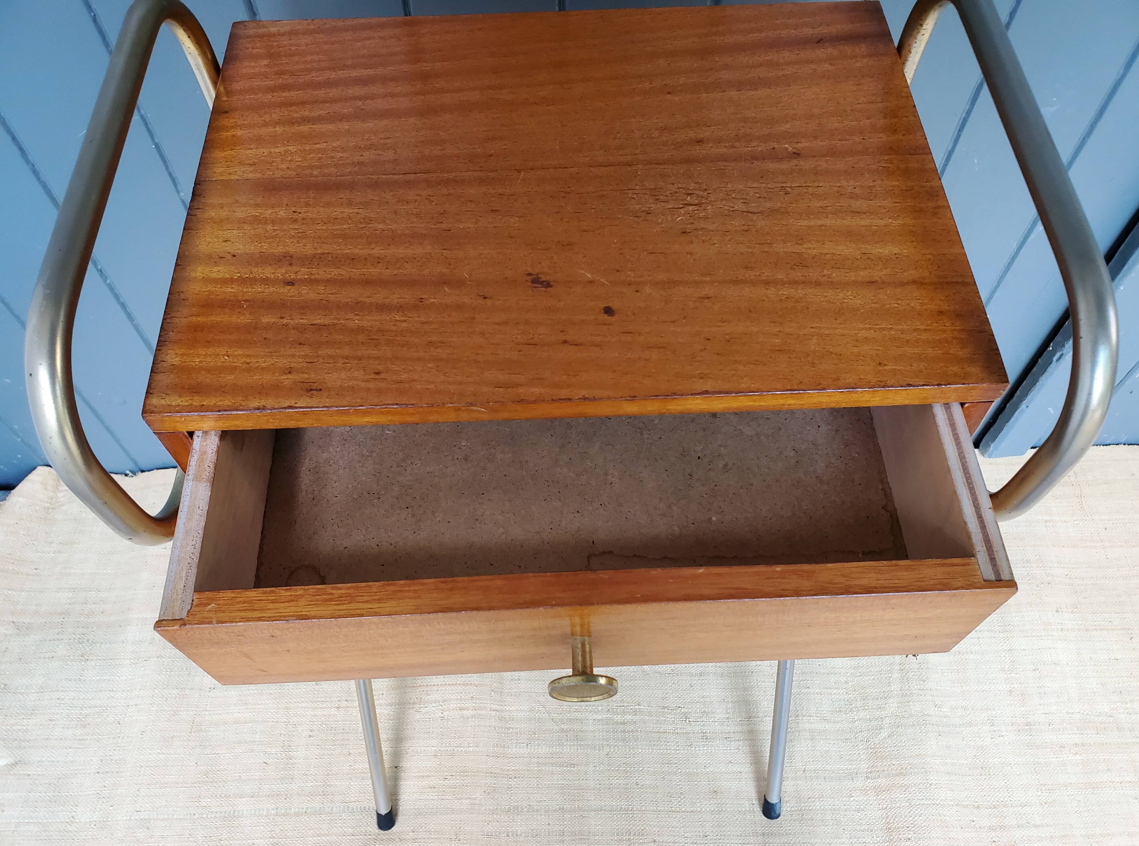 60's bedside table