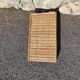 Rattan shelf 46 cm high with 3 floors vintage