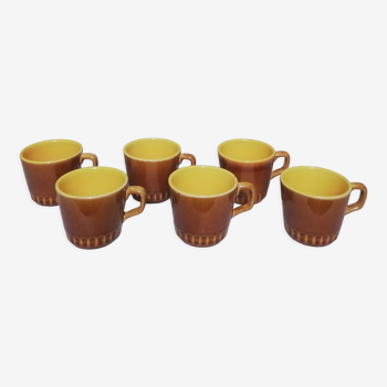 6 coffee cups Sarreguemines
