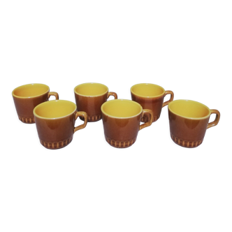 6 tasses à café Sarreguemines