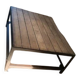 Industrial coffee table iron/beam