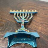 Menorah nine-branched candlestick