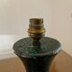 Lamp foot in gray ceramic speckled with green 50s 60s