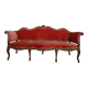 Banquette Provençale En Noyer sculpté De Style Louis XV époque fin XIXème siècle