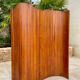 Wavy wooden screen circa 1950, Baumann by SNSA