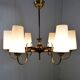 Large brass chandelier Finland 1950’s