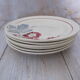 6 Digoin Sarreguemines plate of earthenware