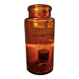 Amber apothecary bottle