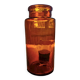 Amber apothecary bottle