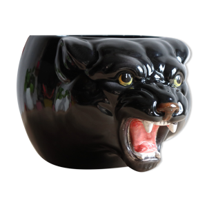 cache-pot panthère noire