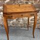 Slope desk scriban Donkey's back in Louis XV style, cherry wood, 1970.