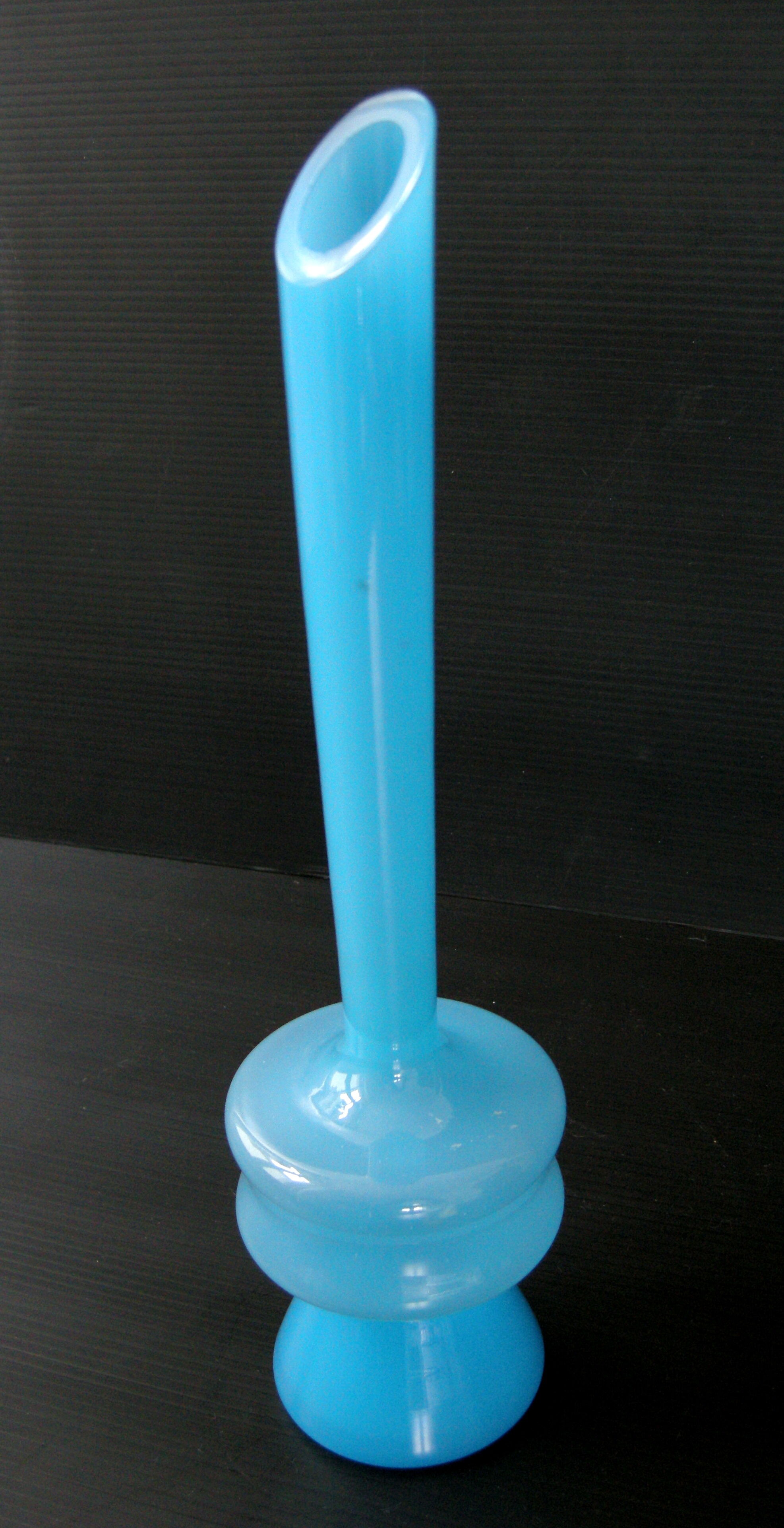 Vintage soliflore vase 1960 glass