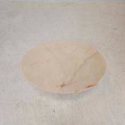 Oval marble side table by Eero Saarinen for Knoll