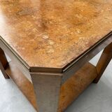 Table en bois de loupe