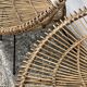 Pair of rattan armchairs