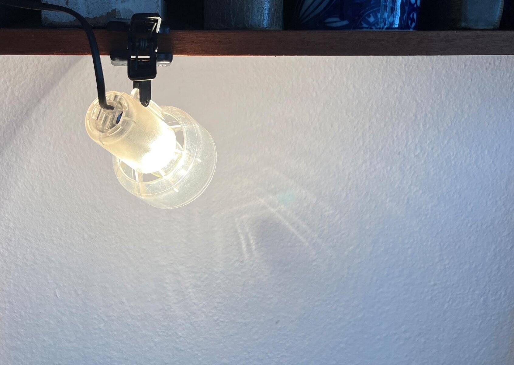 Clamp lamp or postmodern shelf by Lival, Finland, 1980s