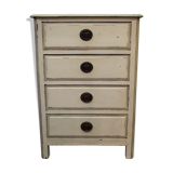 Skated wooden chiffonnier