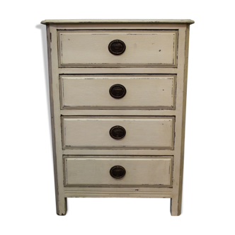 Skated wooden chiffonnier