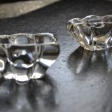 Paire de salerons cristal