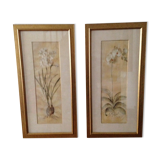 Orchid prints in golden Laura Ashley