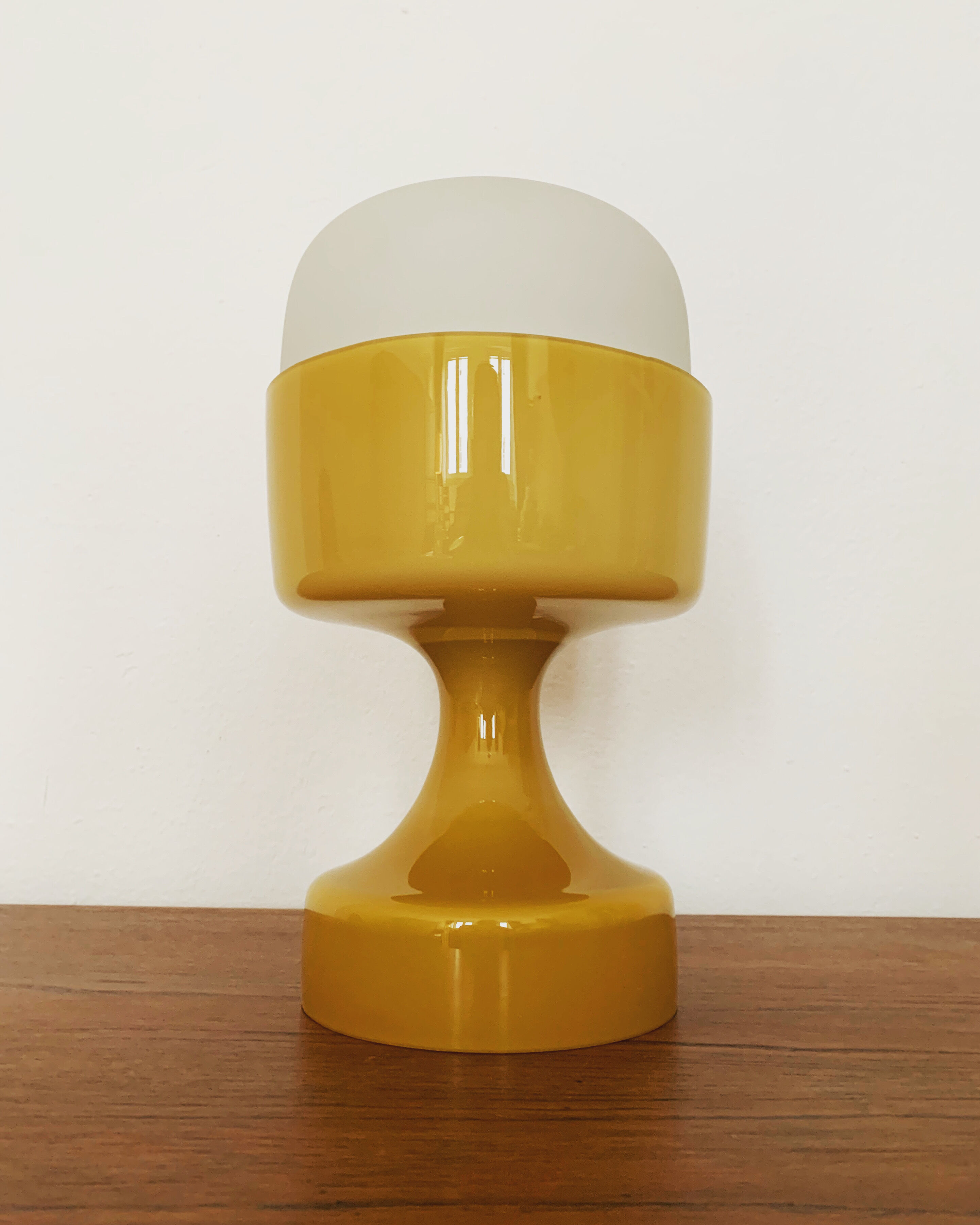 Mid-Century Modern glass table lamp