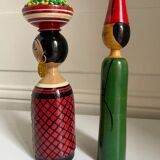 Vintage Moroccan doll duo