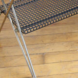 Glass and brass coffee table