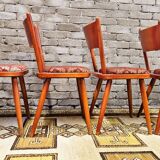 Set of 4 Hiller chairs 1960