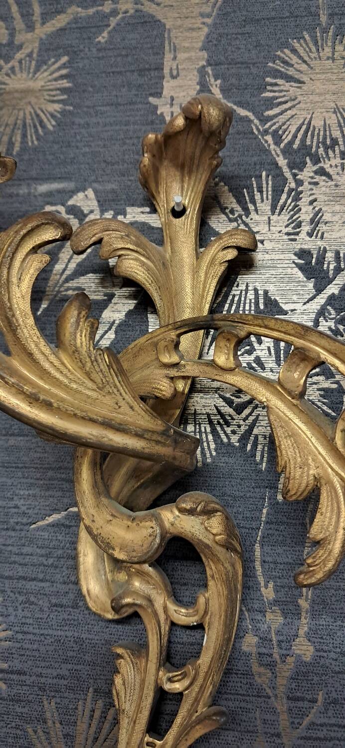 Paire d appliques en bronze 42 x 28