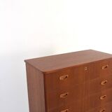 Mid-Century Danish Teak Chest of Drawers, 1960s.