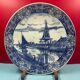Old flat plate delft holland 39 cm