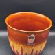 Vintage hand decorated La Céramique de Paris plant pot