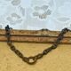 Early 20th Century Bamboo Style Turned Wood Hanging Mirror
