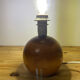 Vintage wooden ball lamp