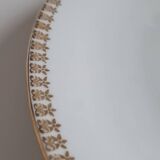 Pair of porcelain cake dishes